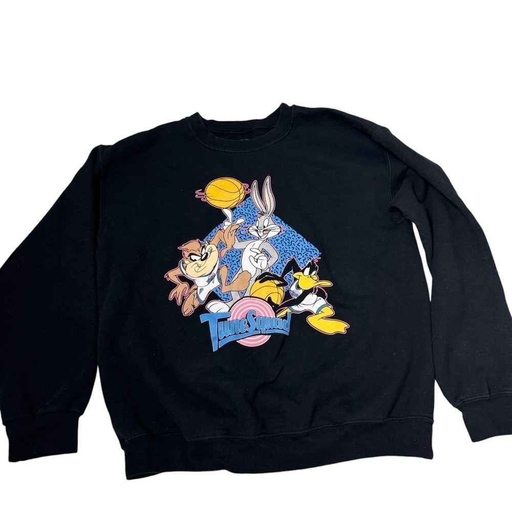 WB Looney Tunes Space Jam crewneck Original Tune Squad Bugs Bunny Taz Daffy